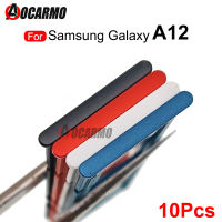 10PCS สำหรับ Samsung Galaxy A12 A125 Dual ซิมการ์ดถาดใส่ MicroSD เปลี่ยนชิ้นส่วน-WJJEE SHOP