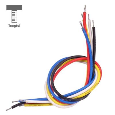 ‘【；】 Tooyful 10Pcs 19Cm Colorful Inner Circuit System Connecting Wire Cable Circuit Line Electric Guitar Bass Parts Guitarist Tools