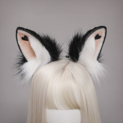Simulation Headdress Ears Love Heart Cosplay Headhoop Headband Hair Accessories