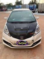 Carbon Plus ฝากระโปรงคาร์บอน ไฟเบอร์ - คาร์บอน เคฟล่า HONDA รุ่น JAZZ GE (ลายสอง)