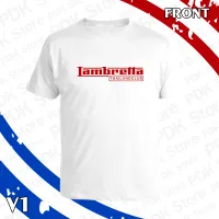 เสื้อยืด คอกลม แขนสั้น LAMBRETTA THAILANDCLUB สกรีน Flex pu  ขอบสวย คมชัด ผ้า cotton 100%