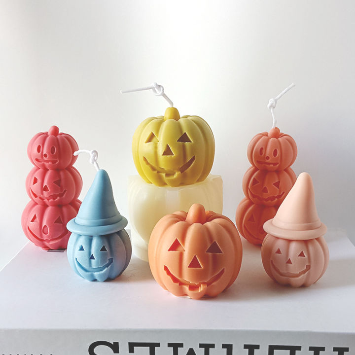 pumpkin-shaped-candle-mold-christmas-gifts-craft-mold-diy-candle-making-molds-pumpkin-candle-silicone-mold-soap-resin-chocolate-mold