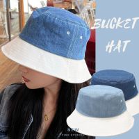 PING STUDIOS bucket hats denim hat หมวกบักเก็ต หมวกคาวบอยหมวกวินเทจหมวกยีนส์