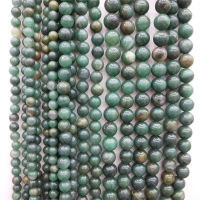 100 Natural Minerals Stone Polish Emerald Jasper Beads for Jewelry Making DIY Bracelet Necklace 6810MM Spacer Gemstone