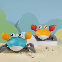 Baby Bath Toys Cute Swim Big Crab Cable Learning to Walk Bathtub Clockwork Toys Infant Water Classic Toy for Children