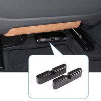 2 Pcs ABS Black For BMW X5 G05 2019-2020 Car Seat Under Air Outlet Frame Trim Essories