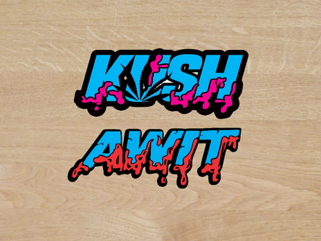 KUSH AWIT Vinyl Sticker Waterproof Sticker High Quality Laminated ...