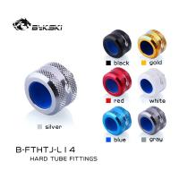 Bykski G1/4 "B-FTHTJ-L12 B-FTHTJ-L14 B-FTHTJ-L16 Pc Water Cooling Hard Tube อุปกรณ์สำหรับ Fitting สำหรับ OD12mm 14มม. 16มม.