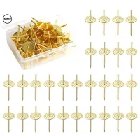 50Pcs/Set Metal Hook Nails One Step Hangers Nail Hooks 20lbs Photo Picture Frame Hanging Kit Wooden/Drywall Clock Mirror Hanger