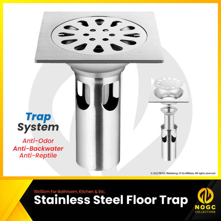 NOGCC NTH007 [MULTIPLE OPTION] SUS304 Stainless Steel Floor Drain