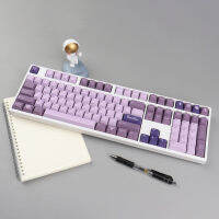 GMK Frost Witch Keycap Demon Girl สีม่วง PBT Hot Sublimation Complete ชุดโรงงานเดิมความสูง647598,ฯลฯ