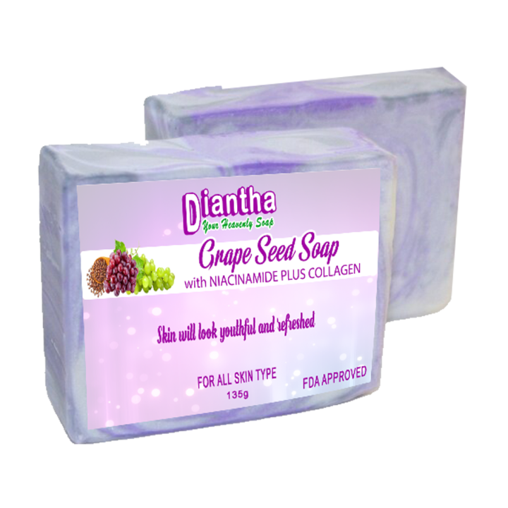 Diantha Erase Dark Spots, Melasma and Freckles with Grapeseed Soap's