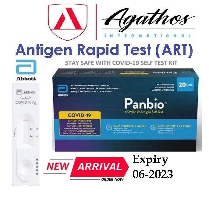 New stock Expired Jun 2023! Abbott Panbio Covid19 Antigen Rapid Self