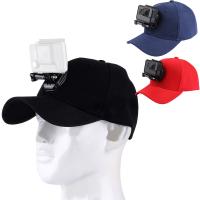 ▽ New Baseball Cap with Mount Holder Universal Base Adaptor Accessories for Gopro Hero 10 9 8 7 6 5 DJI OSMO Sjcam Action Cameras