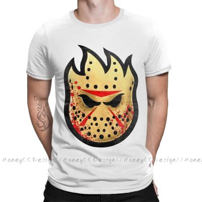 High Quality Men Spitfire Cool Skate Black T-Shirt Jason Gray Skull Pure Cotton Shirt Tees Harajuku Tshirt