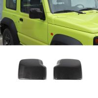 For Suzuki Jimny 2019 2020 2021 2022 2023 JB64 JB74 Car Rearview Mirror Decoration Cover Stickers Exterior Accessories Styling