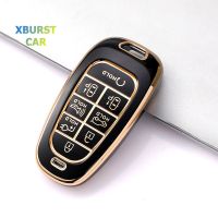 7/8 Buttons TPU Car Key Case Cover for Hyundai Sonata Sel Ev 6 Ev 8 IONIQ 5 NEXO Tucson Sonata 2020 Grandeur 2020 Sonata Limited Key Chains