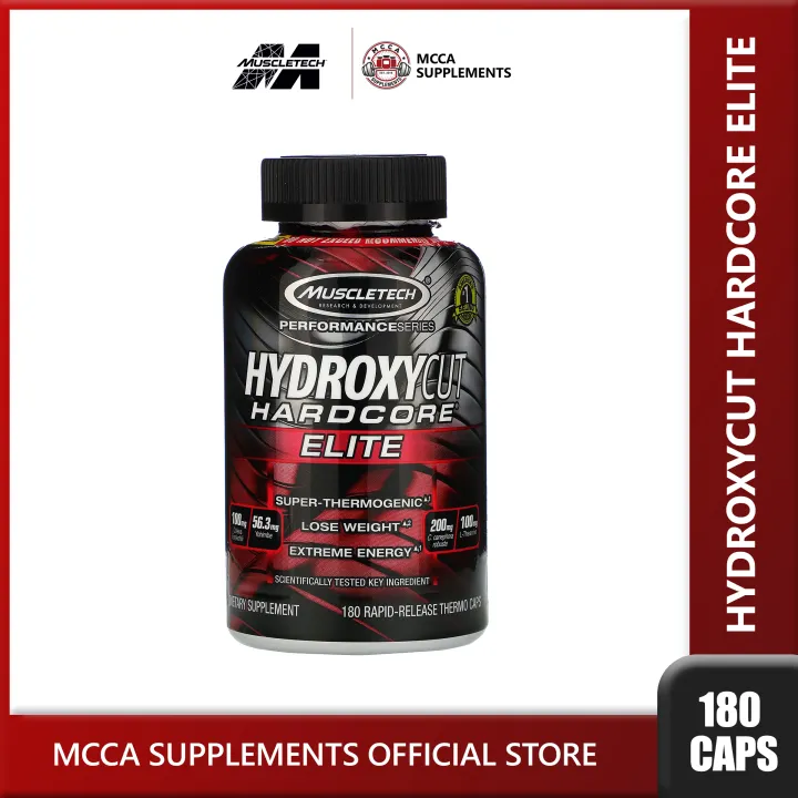 Muscletech Hydroxycut Hardcore Elite Fat Burner 180 Capsules by MCCA