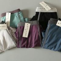 MUJI MUJI MUJI foreign trade export factory surplus order MUJI mens modal underwear mixed color soft boxer briefs