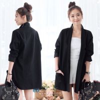 ?Lady Denim Blazer?ยีนต์ดำ