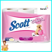 กระดาษชำระ SCOTT SELECT แพ็ค6TOILET TISSUE SCOTT SELECT PACK6 **หมดแล้วหมดเลย**