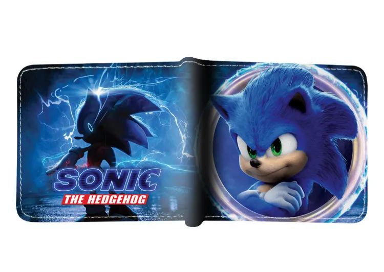 SONIC CHARACTERS BANNERS Sonic the Hedgehog 4 in. Bi Fold Wallet (Sonikku)