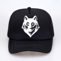 Summer New Men Wolf Trucker Caps Wolves Totem Hat Cap Men Cool Dad Baseball Cap HIP-HOP Summer Mesh Trucker Hat Versatile hat