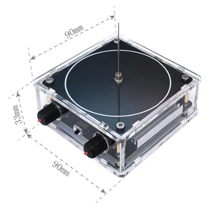 เครื่องผลิตไฟฟ้าอาร์คไฟฟ้าพัลส์แรงดันไฟฟ้าสายนำเข้าเสียง-aux-ทดลองแบบสัมผัสได้สำหรับการศึกษาวิทยาศาสตร์