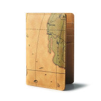 Korean Version Of The Map Pu Passport Bag Travel Documents Passport Holder Creative Online Red Color Passport Set Card Bag Hot Sale