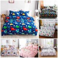 Hot style dinosaur printing Polyester bedding set 1 duvet cover + 12 pillowcases bed in a bag (no sheet).