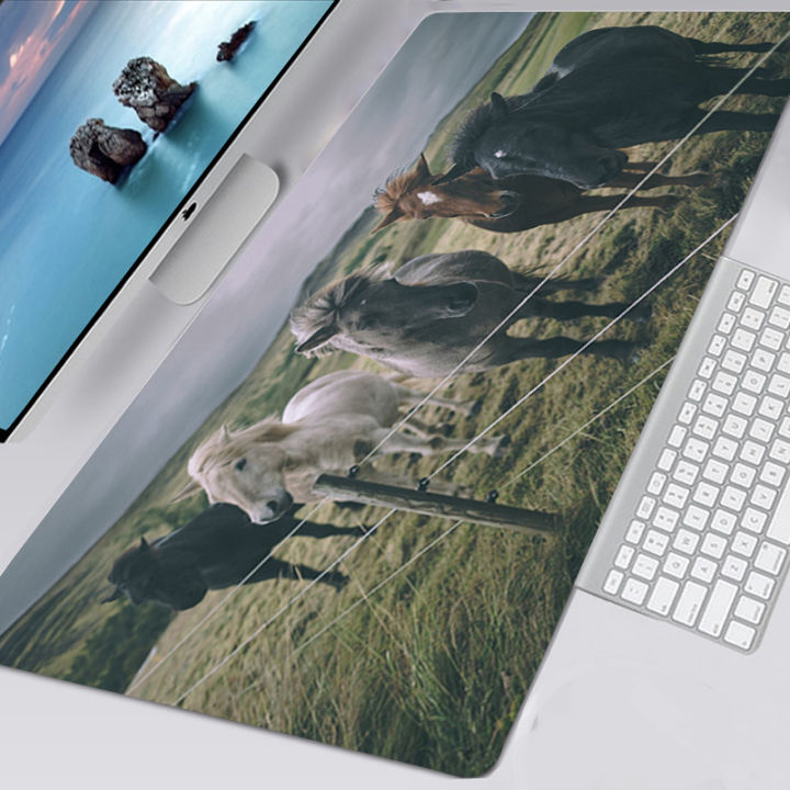 mousepad-new-custom-home-mouse-mat-keyboard-pad-nordic-style-horse-laptop-gamer-natural-rubber-soft-desktop-mouse-pad-table-mat