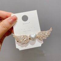 [A innovation] Korean NewSweetZircon Wing HeartHairHairpins For WomenFashionAccessories Gifts