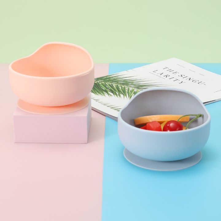silicone-baby-feeding-bowl-tableware-for-kids-waterproof-suction-bowl-with-spoon-children-dishes-kitchenware-baby-stuff