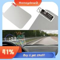 HONEYDEWD ใหม่ โปร่งใส GPS โทรศัพท์ ชัดเจน ฟิล์มสะท้อนแสง Head Up Display สติ๊กเกอร์ติดกระจกหน้ารถ HUD Projector