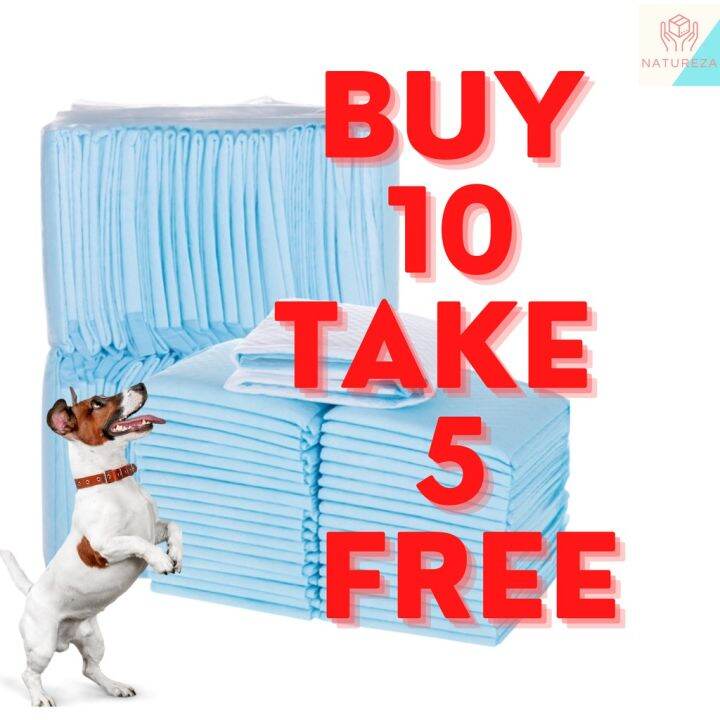 [BUY 10 GET 5 FREE] Wee Wee Training Pet Pee Potty Pads For Dogs (Small
