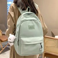 Uniqlo High-end 2023 NEW schoolbag for primary school girls Korean version junior high school students ins small fresh Japanese simple forest backpack large capacity backpack  schoolbag New