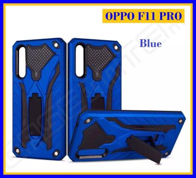 [รับประกันสินค้า] !! Case Oppo F11 Pro  เคสออฟโป้ F11pro Robot case เคสหุ่นยนต์ เคส Oppo f11pro เคสไฮบริด มีขาตั้ง เคสกันกระแทก TPU CASE สินค้าใหม่