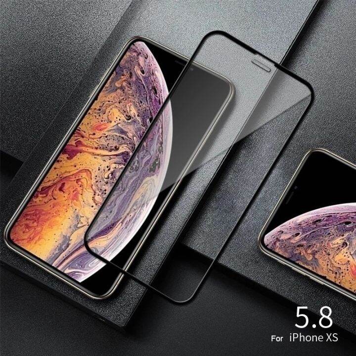 ฟิลม์กระจกกันรอยหน้าจอ-สำหรับ-xs-max-x-xr-6-6s-7-8-plus-11-pro-max-12-mini-12-pro-max