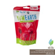 HCMKẹo Mút Trái Cây Hữu Cơ Yum Earth Organic Lollipops, 14 Cây Túi Nguyên