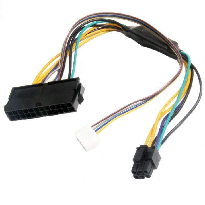 30cm Modular Power Supply Cable Atx 24pin 24 Pin Female To 6pin 6 Pin Male Mini 6pin Connector 4998