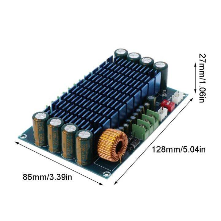 tda7850-4x50w-car-speaker-digital-amplifier-board-4-channel-diy-amp-module-plastic-metal-material-props-dropshipping