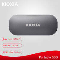 Kioxia 2TB Solid State Drive (PSSD) การเข้ารหัส XD10 1TB 500GB Type-C ความเร็วสูง1050M Nvme USB3.2 Gen2