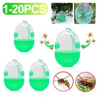 ✥✘✗ 20-1pc Garden Wasp Trap Reusable Pest Fly Killer Reject Asian Hornet Hanging Killing Anti Bee Yellow Jacket Yellowjacket Catcher