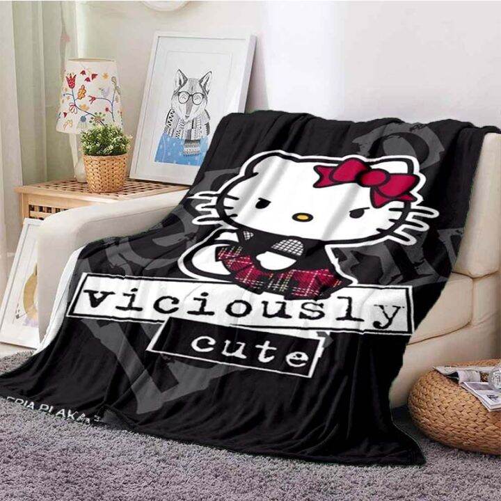 anime-cartoon-hello-kitty-cute-blanket-office-nap-sofa-childrens-air-conditioning-flannel-soft-keep-warm-can-be-customized-8