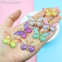 5Pcs Ins Gradient Butterfly Colorful Refrigerator Magnets Home Decor Magnet for Fridge Decor