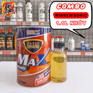 COMBO Dầu Nhớt GRANDOIL MAX 7500 10W40 Dành Cho Xe HONDA WINNER SONIC 1L1