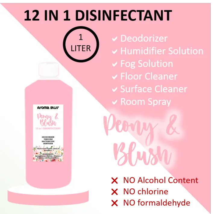 PEONY & BLUSH 1 LITER HUMIDIFIER DISINFECTANT SOLUTION Lazada PH