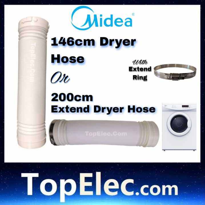 MIDEA DRYER HOSE EXTEND EXTENTSION EXTENT MD7388 MD100A70 TOPELEC