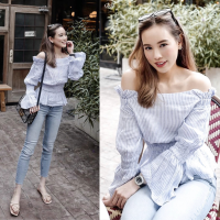 GRIS - Lyra top เสื้อปาดไหล่