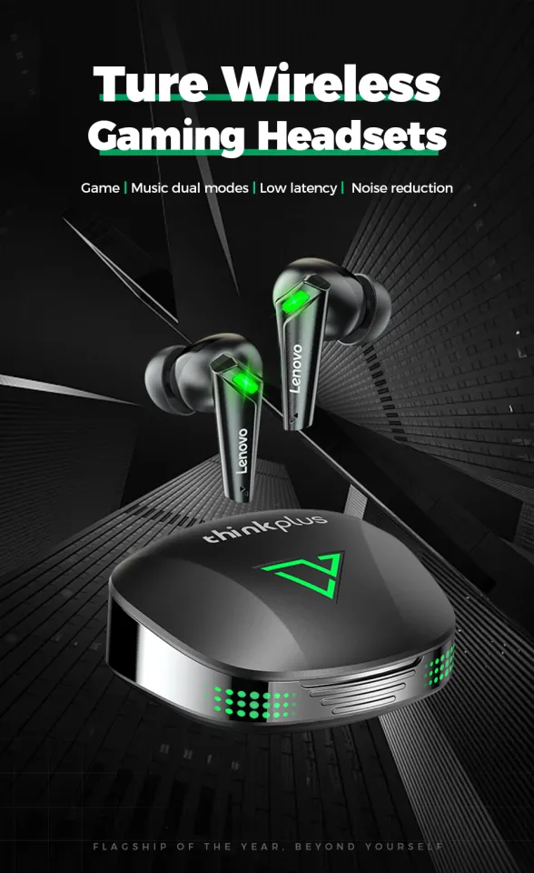 100% original Lenovo XT85 II Bluetooth V5.3 Earphone Wireless Headphones  Waterproof Earbuds TWS Low Latency HD Call Dual With Mic Gaming Headset |  Lazada